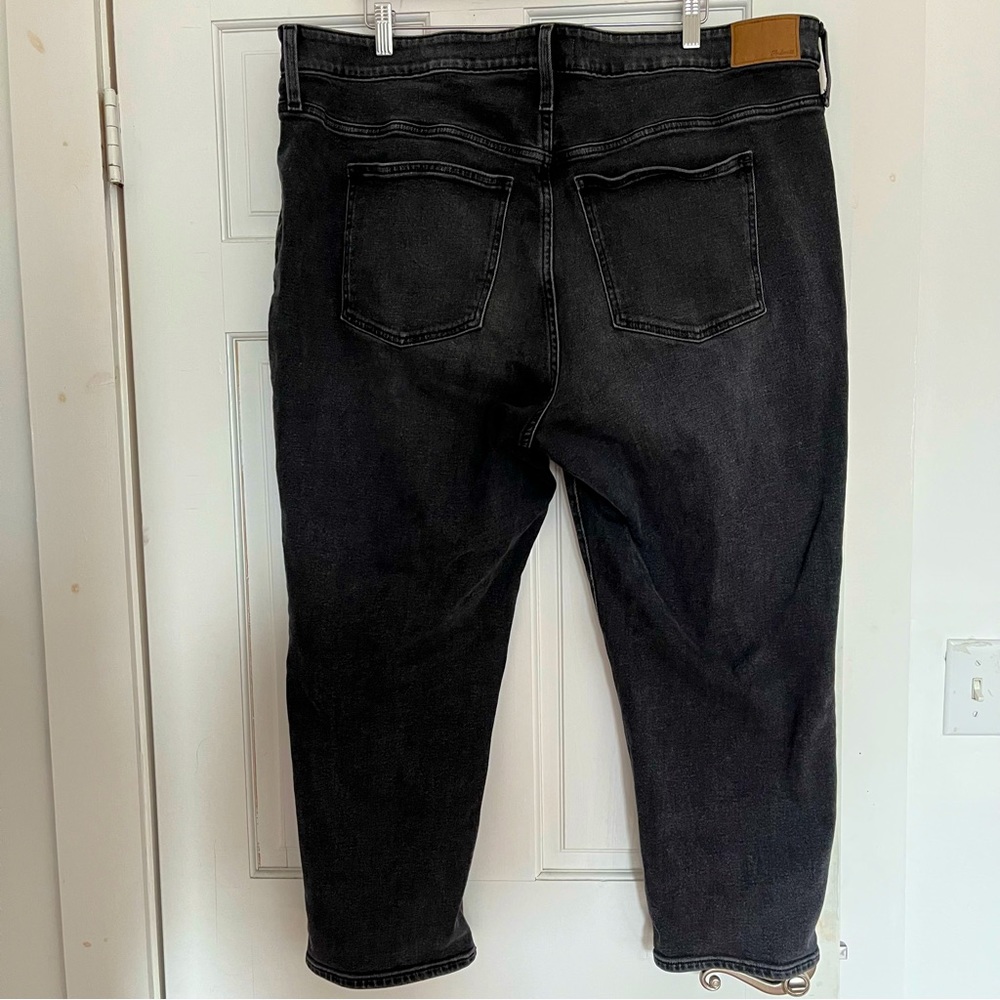 madewell perfect vintage black jeans